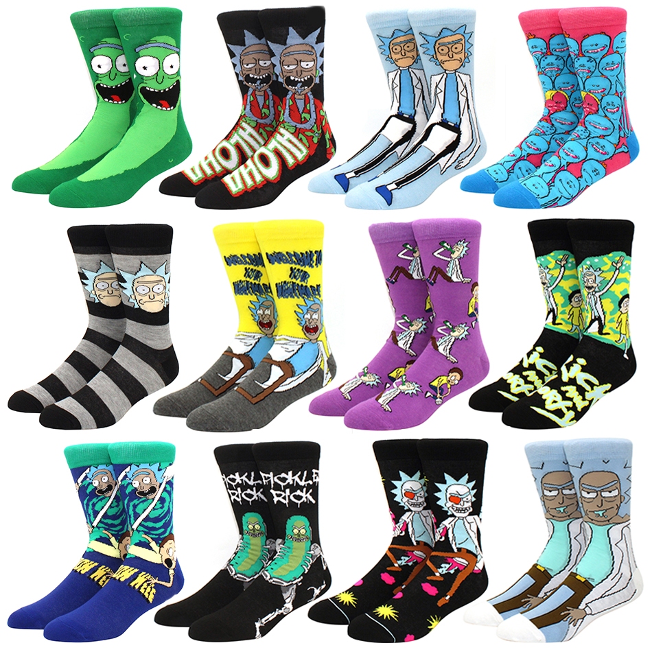 Nova Série Anime Meias Masculinas De Moda Feminina Confortáveis E Respiráveis em Oferta na Shopee