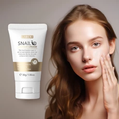 LAIKOU Creme De Essência De Caracol Melhora A Elasticidade Hidratante Ácido Hialurônico Nutrir Pele 30g