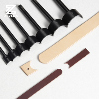 Versão atualizada haste preta semicírculo perfurador artesanal bens de couro diy ferramenta cinto perfurador corte cauda em Oferta na Shopee