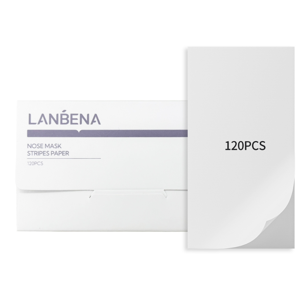 LANBENA Adesivo De Máscara Nariz 120 Pcs (Somente Papel)