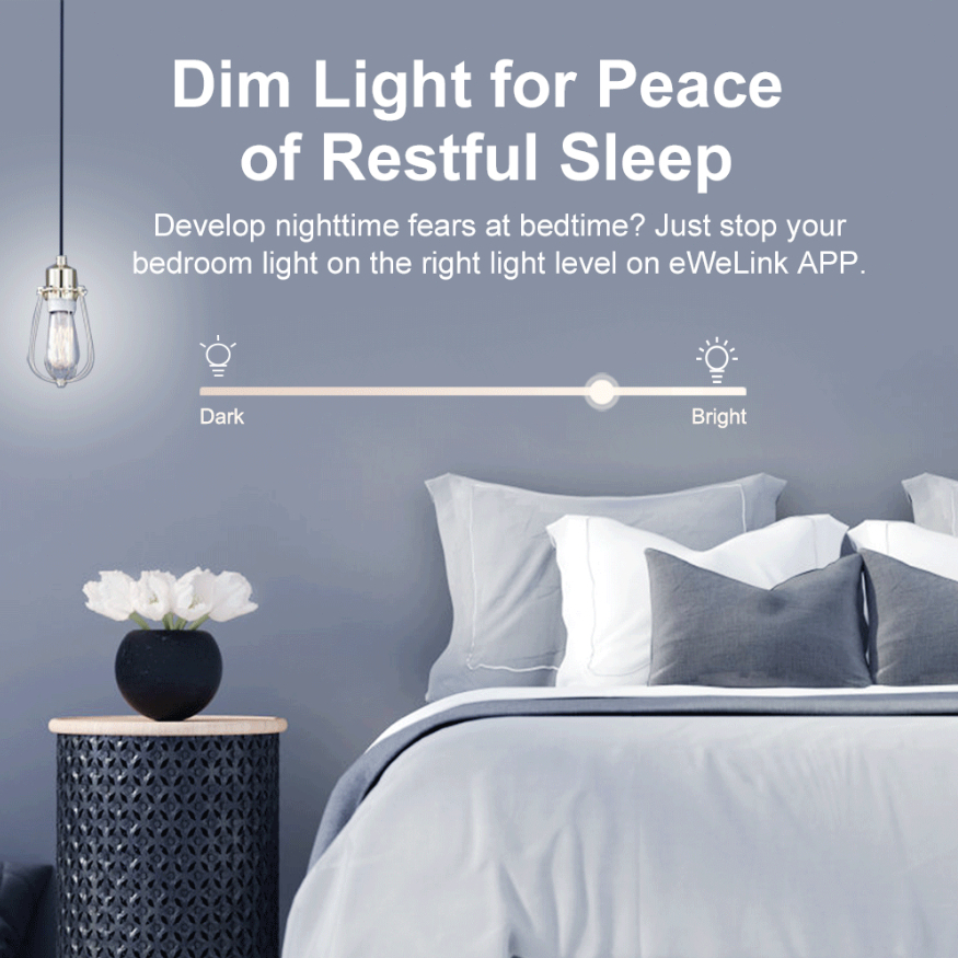Detalhes do SONOFF D1 WiFi Smart Dimmer Switch High-Accurate Monitoring Light Ajuste De Brilho Para Várias Ocasiões Alexa Google eWeLink APP