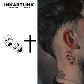 Adesivos Temporários Para Tatuagem Temporária Clown Cross , Mágica De Longa Duração À Prova D'água , Dura Até 15 Dias De Falsa semi Permanente . em Oferta na Shopee