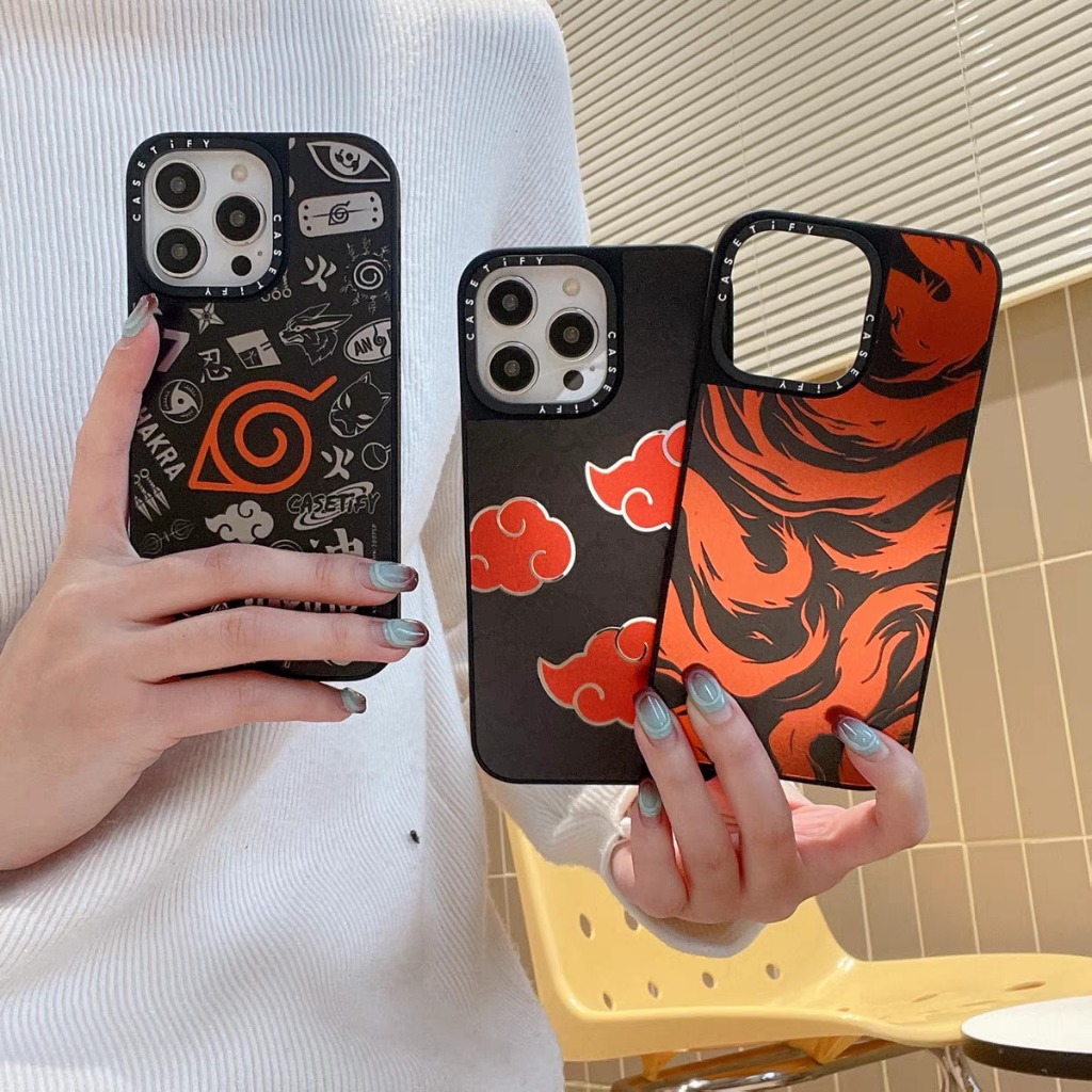 Casetify Espelho Embalagem Naruto Para iPhone 11 12 13 14 15 16 17 Pro Max X XR XSMAX 7 8 SE2020 Caso De Telefone À Prov