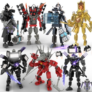 Skibidi Toilet Assembly Blocos De Montagem De Brinquedos/Altifalantes Cameraman/Titan TVman/DrillMan Para Meninos Crianças Presente Adultos em Oferta na Shopee