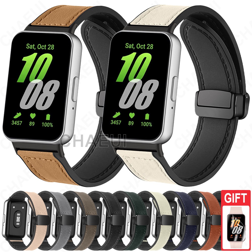 Pulseira De Acessórios De Couro Fita De Silicone Para Galaxy Fit 3