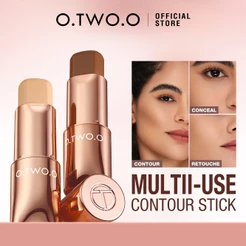O.TWO.O Contour Stick Creme de Longa Duração Leve para Iluminar Bastão de Maquiagem Fácil de Esculpir Rosto Corretor