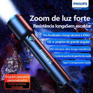 Lanterna LED Super Brilhante 4 Modos À Prova D