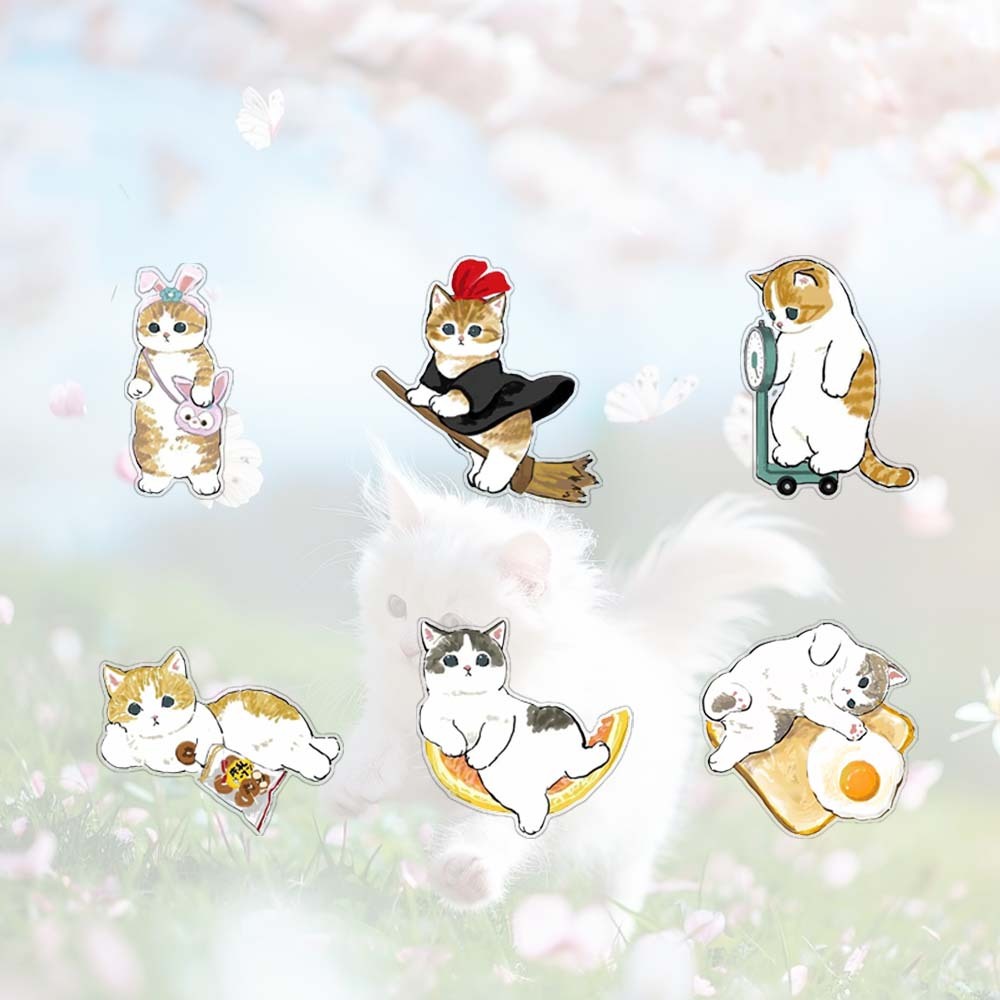 Broche Acrílico Mofusand Cute Cartoon Acessórios Bolsas E Pingente De Roupa