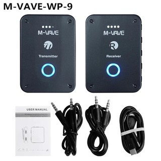 M-VAVE WP-9 2.4G Receptor De Fone De Ouvido Sem Fio Recarregável Com Suporte De Volume Função Stereo Mono Mute