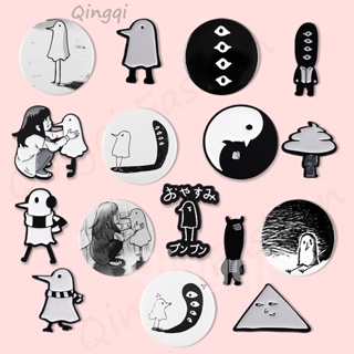 Engraçado Goodnight Punpun Broches Oyasumi Broche De Lapela De Alfinete De Esmalte Metal Crachá Jóias De em Oferta na Shopee