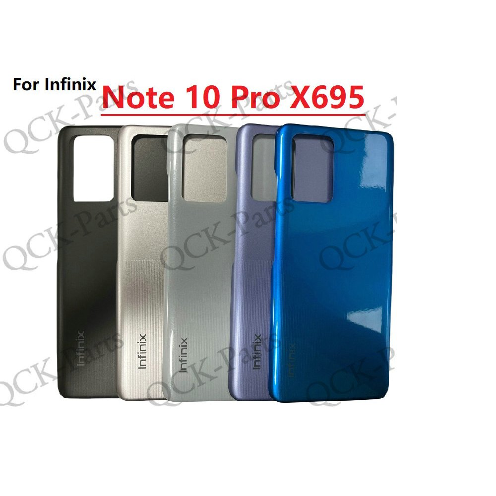 Carcaça Traseira Da Tampa Bateria Para Infinix Note 10 Pro X695 Caixa Porta