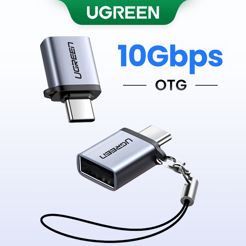 Adaptador Ugreen USB C Tipo 10 Gbps Para 3.0 Thunderbolt 3-Cabo OTG Macbook pro Air Samsung S22 S23 S10 S9