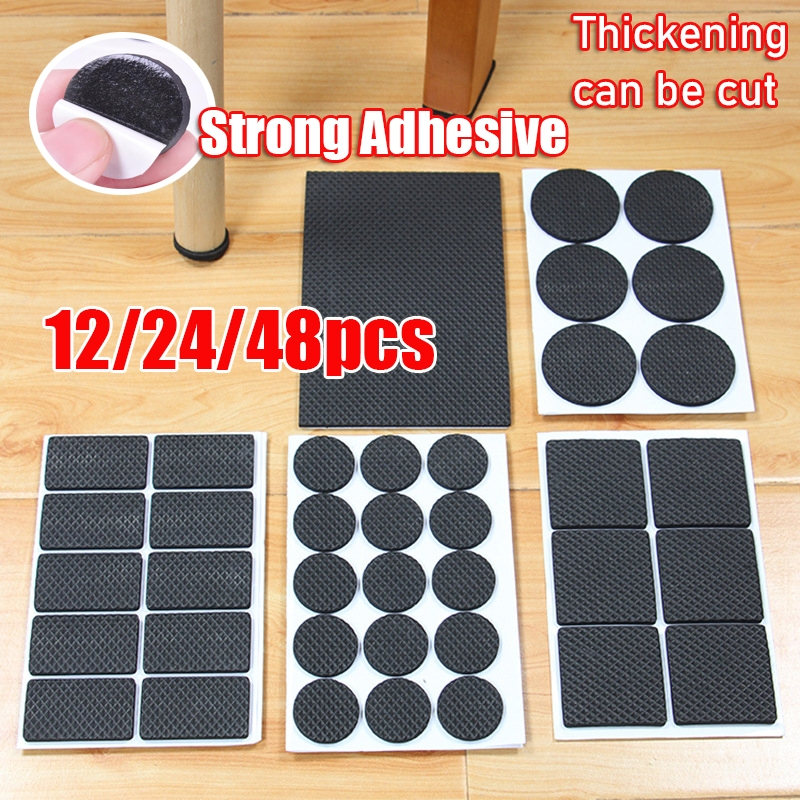 12/24/30pcs Móveis De Bricolage Almofada Para Cadeira De Antiderrapante Mesa Adesivos Pés