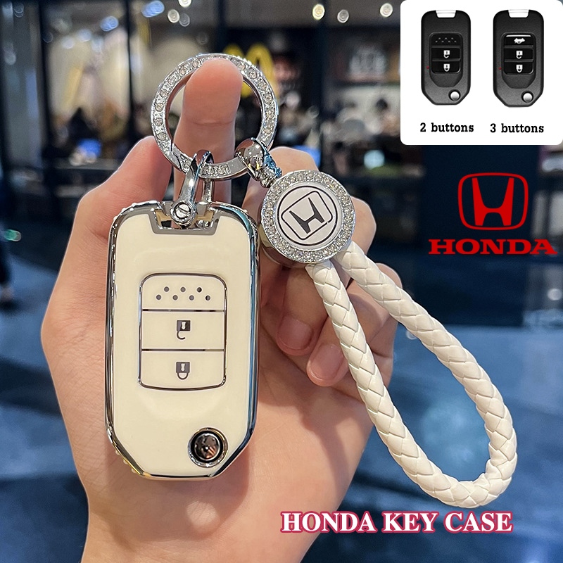 Honda Novo Design 2/3 Botões TPU Carro Capa Para Chave Remota City/CRV/Accord/XRV/Jazz GK 2019/Civic FB 2014/BRV/HRV Acessórios
