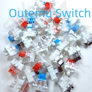 Outemu Switch Interruptor Linear De Prata Saidamu Marrom Branco Vermelho Azul À Prova De Poeira em Oferta na Shopee