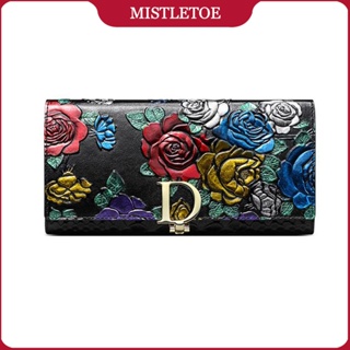 Floral Impresso Mulheres Carteira De Couro Genuíno Moda Telefone De Viagem Carteira Longa Para Presente 2025 em Oferta na Shopee