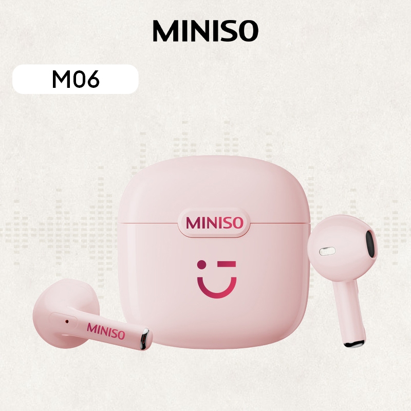 Miniso M06 Fones De Ouvido Bluetooth Redução De Ruído Estéreo 5.3 Estéreo