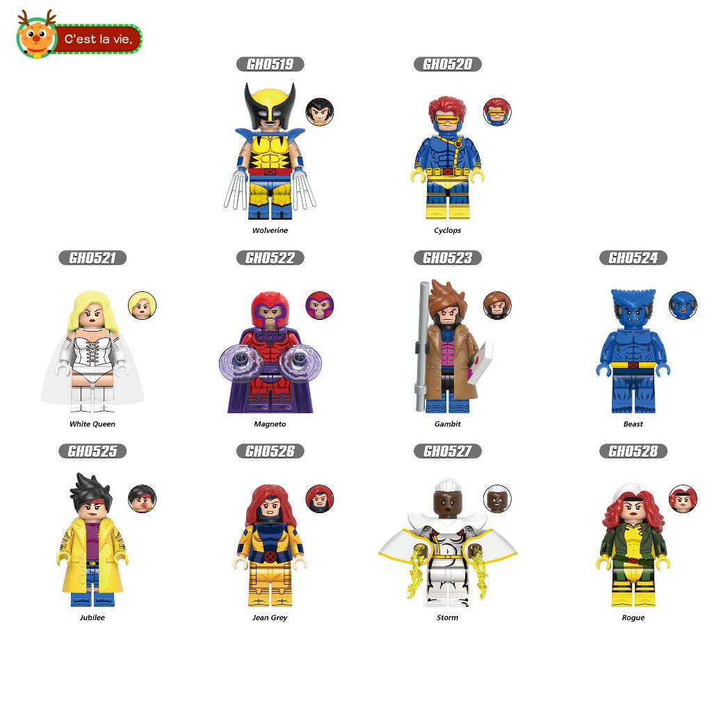 Brinquedo de montar Peça decorativa Brinquedos de Menino Presente de aniversário boneco de Fênix Wolf