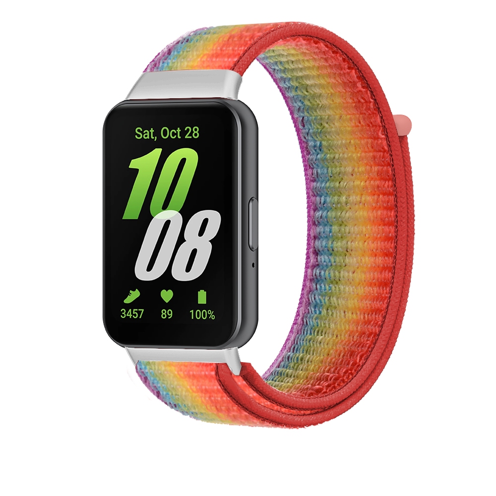 Pulseira De Nylon Respirável Substituição Da Relógio Galaxy Fit 3 - detalhe