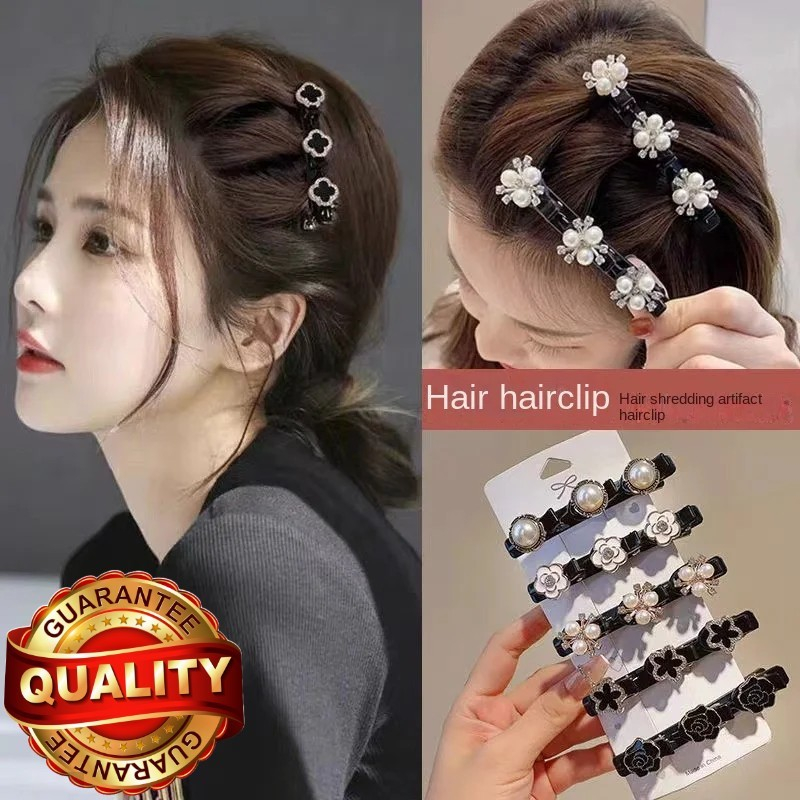 Clip De Cabelo Feminino De Dupla Camada Trançado Novo Estilo Cabeleireiro em Oferta na Shopee