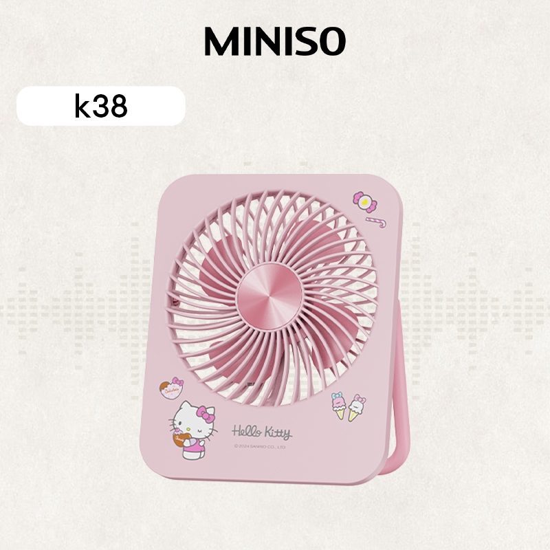 Sanrio K38 Ventilador De Mesa Portátil Ar Silencioso Multi Speed Adjustable - Mobile & Gadgets