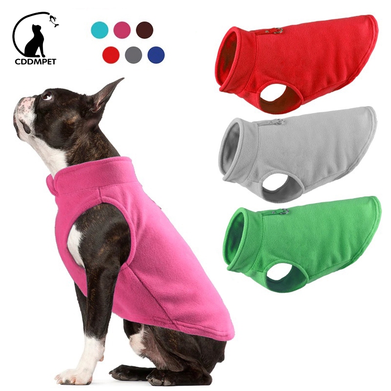 Roupa De Cachorro De Inverno Lã Colete Para Cães De Estimação Pulôver Gatos Animais Casaco
