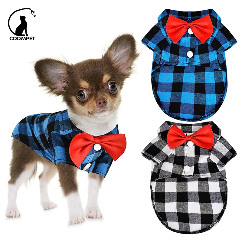 Roupa De Cachorro Para Cães Gatos De Estimação Animais Casaco Camiseta Com Laço
