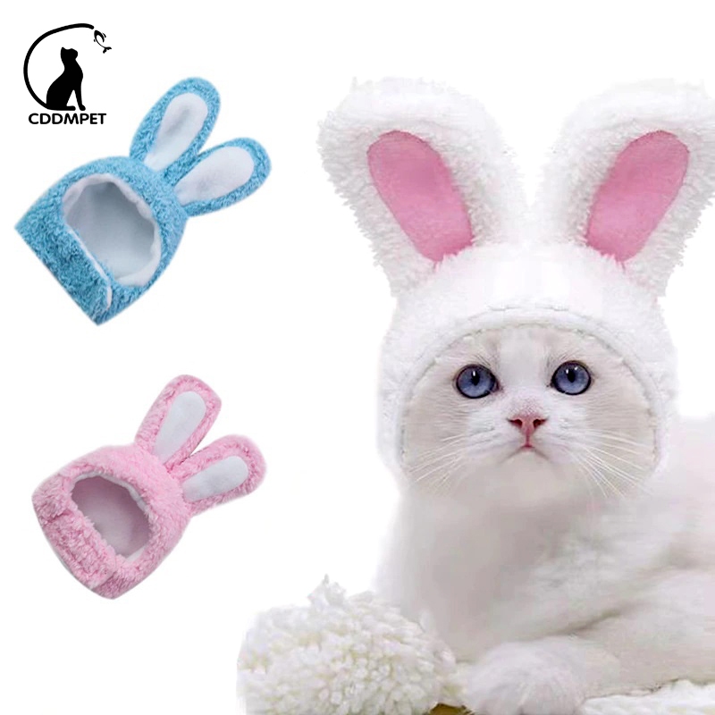 Engraçado Gato De Chapéu Orelhas De Coelho Gatos Brinquedo Para Natal Cosplay Foto Propulsor