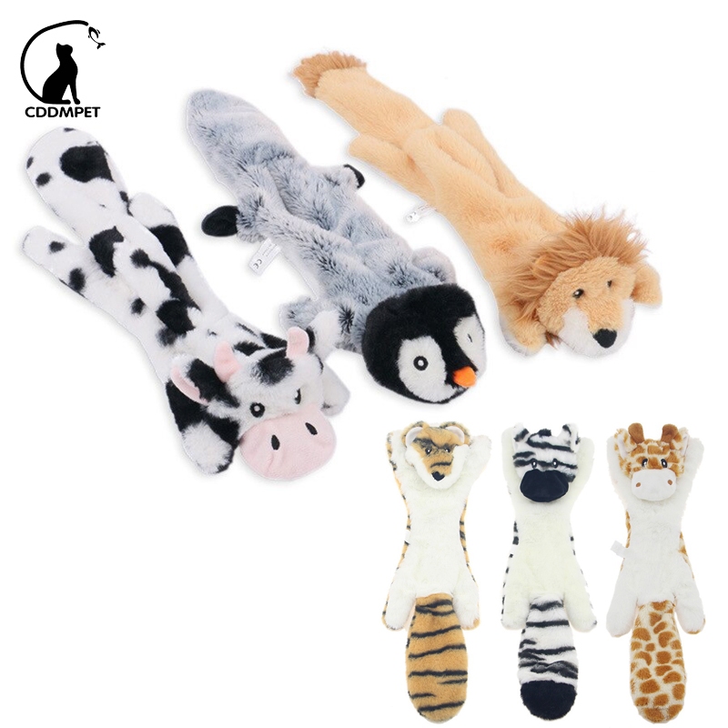 Brinquedos Cachorro De Pelúcia De Animal Cães Squeak De Interativo Mastigar Animais De Estimação