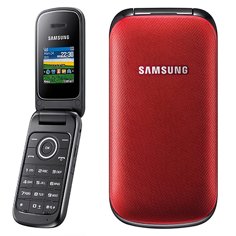 Samsung E1190 Original Desbloqueado E1.43 Polegadas 800mAh Mini Telefone SIM Flip Phone