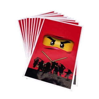 10/30pc Ninjago Gift Bags Loot Decoração De Festas em Oferta na Shopee
