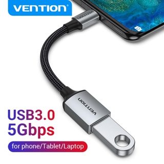 Vention Cabo Adaptador Otg Tipo C Usb 3.0 Macho Para Fêmea De Alta Velocidade  5Gbps Conector Celular Tablet em Oferta na Shopee