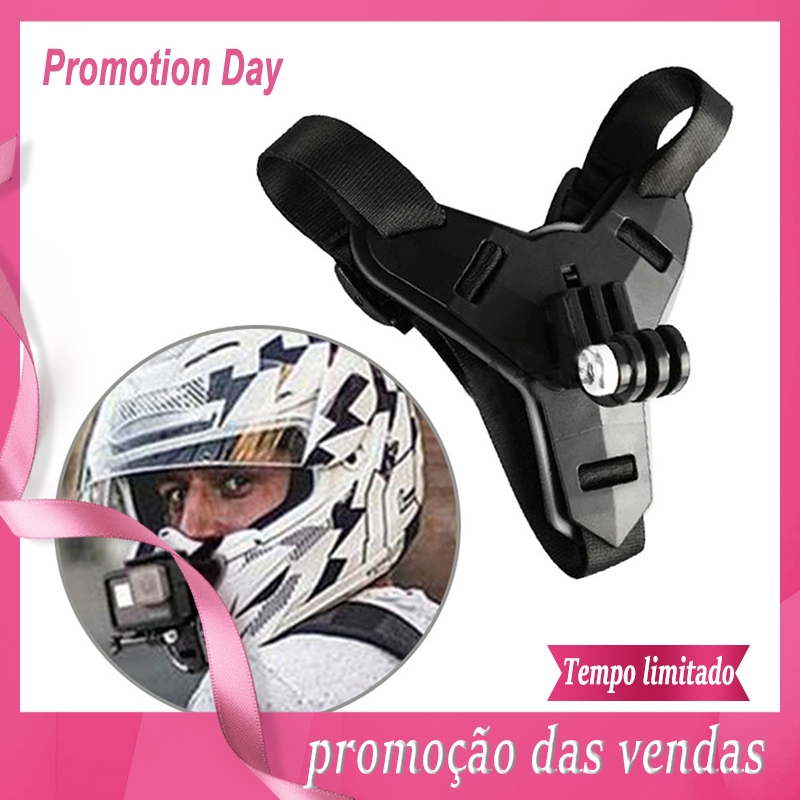 (Ytooone) Suporte Para Capacete De Motocicleta / Suporte Para Câmera Esportiva De Ação