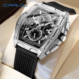 CRRJU Relógio masculino de luxo de alto nível Esportes à prova d