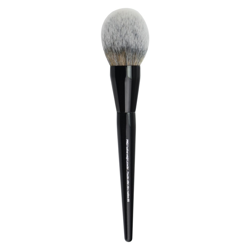 Sephora New Black Tube 80 Powder Brush Escova Em Pó Para Cabelos De Fibra Macia