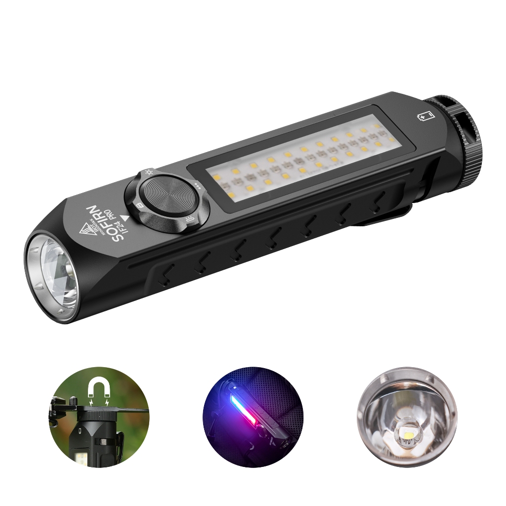 SOFIRN IF24PRO Upgrade Mini 1800lm SFT40 Motorista De Disco Forte RGB Lanterna Magnética De Traseira Leve - Sports & Outdoors