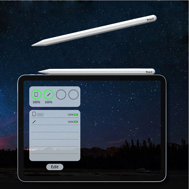 Caneta Stylus Para Lápis Apple 21 iPad De Carregamento Sem Fio De Pressão De Inclinação Da Palma Rejeição