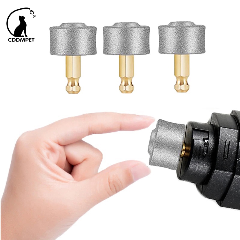 3/5pcs Pet Cachorro Polidor Elétrico De Unha Substituição Cabeça De Moagem Cortador