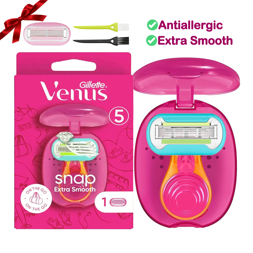 Mini gillette Venus 5 lâminas sensitive gilete feminina viagem Gillette Venus Íntimo smoot...