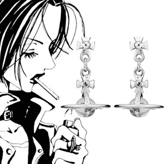 Moda Cristal UFO Saturno Balançando Brincos Anime Cosplay Punk Planeta Jóias Pingente Amante Presente em Oferta na Shopee