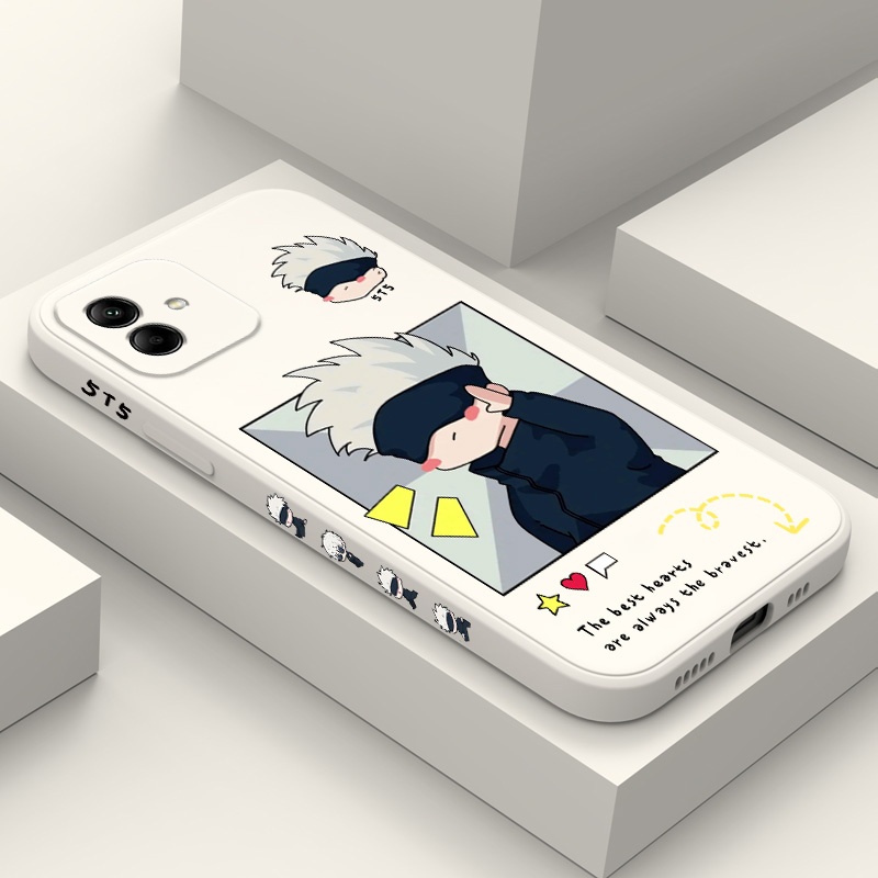 Ninja Guerreiro Caso De Telefone Para Samsung Galaxy A17 A07 A56 A36 A26 A16 A06 A15 A25 A35 A55 A05 A05S 4G 5G Silicone