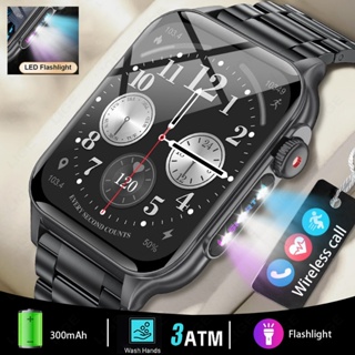 LIGE Relógio inteligente original para homens mulheres LED luz respiratória full touch multifuncional 100+ pulseira rastreadora esportiva monitoramento de saúde IP67 à prova d'água BT chamada Smart Watch em Oferta na Shopee