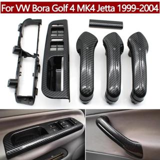 LHD Interior Do Carro Porta Traseira Esquerda Direita De Fibra De Carbono Puxador Da Para VW Bora Golf 4 MK4 Jetta 1999-2004 em Oferta na Shopee