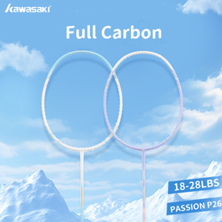 Raquete De Badminton Kawasaki Fibra De Carbono Completa PASSION P26 18-28LBS 4U Para Iniciantes Entretenimento Ao Ar Liv em Oferta na Shopee