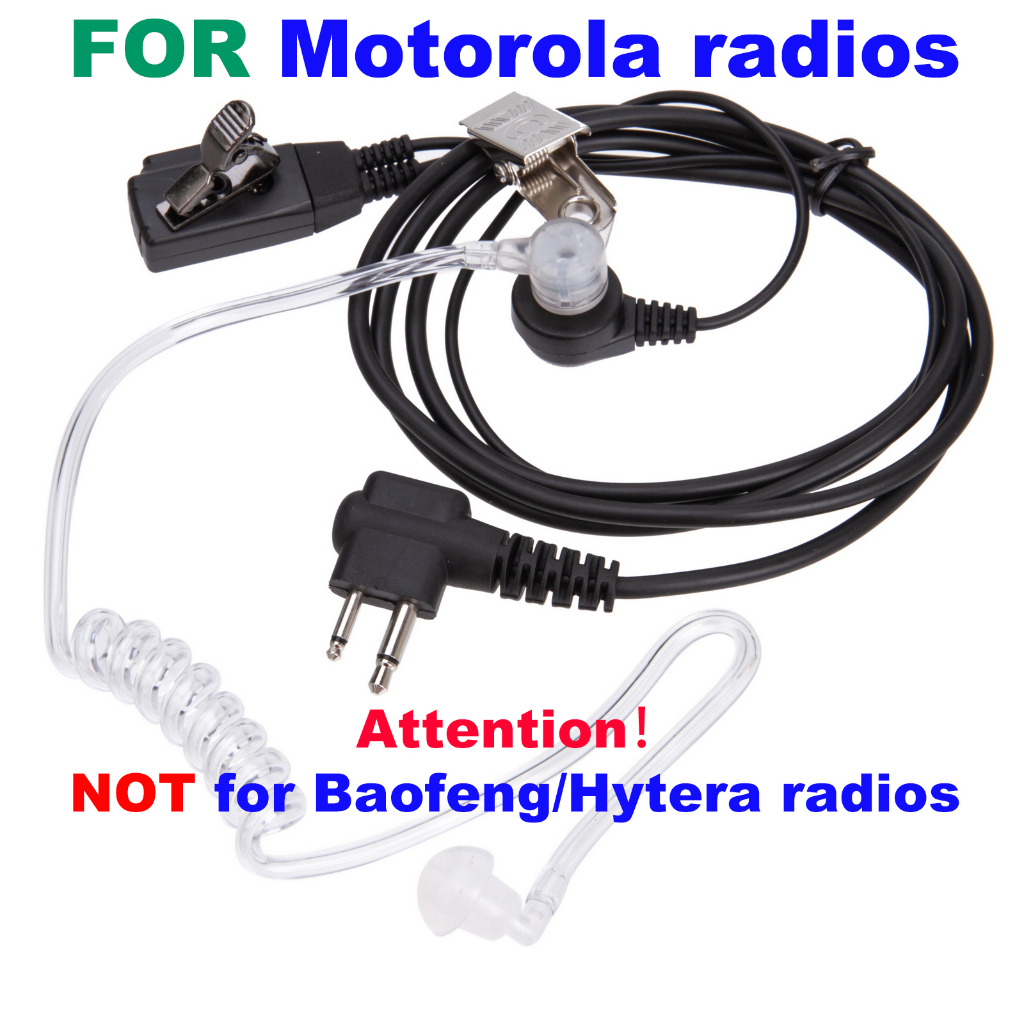 Para MOTOROLA CP1660 GP300/308/68/88/88s/100/150/200 DEP450 Rádio De 2 Pinos Fon