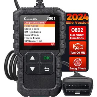 LAUNCH Creader 3001 Scanner OBD2 , Modo Leitor De Código De Falha Do Motor 6 CAN Ferramenta De Diagnóstico De Varredura Para Todos Os Carros Protocolo OBDII Desde 1996 , Atualização Gratuita Vitalícia em Oferta na Shopee