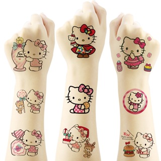 kit 20 Tatuagem Temporária 5x5 Hello Kitty Coleção e Decoração Para Adultos em Oferta na Shopee