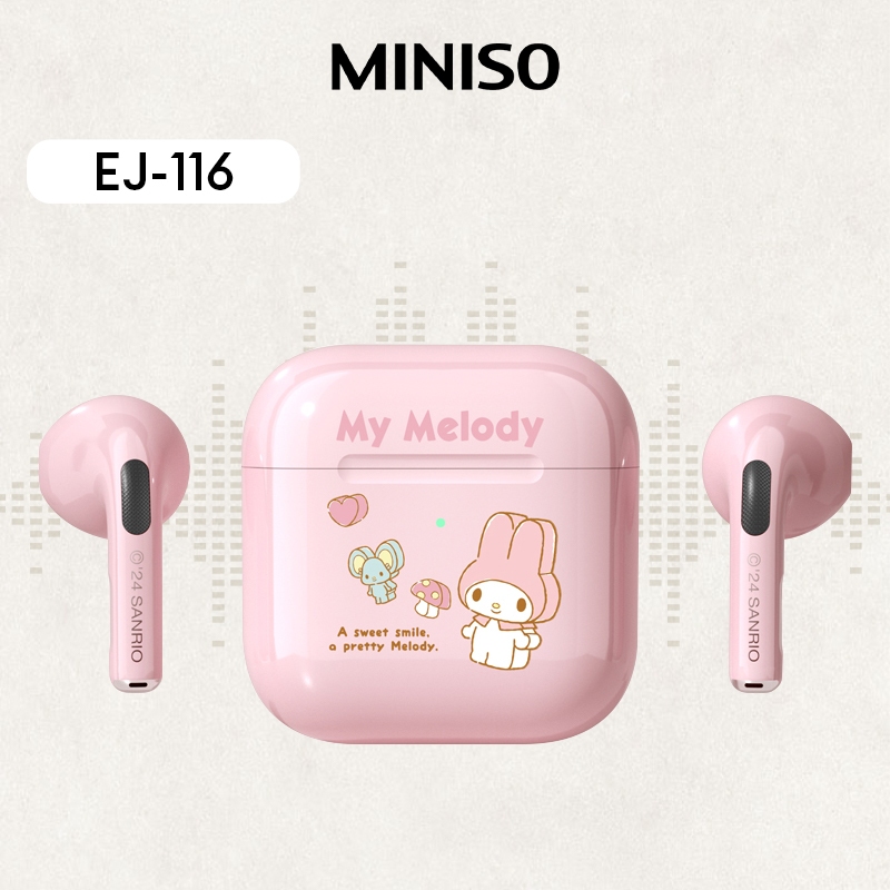 Sanrio EJ-116 Fones De Ouvido Sem Fio Bluetooth HD Chamada Inteligente Redução Ruído Portátil 5.3 em Oferta na Shopee