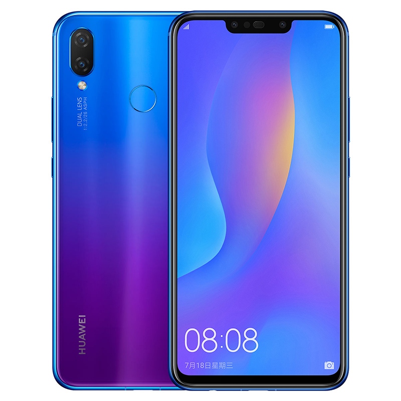 Huawei NOVA NOVA 3i 64GB /128GB Kirin 710 Android 8.1 Câmera de segunda mão Smartphone 24milhões