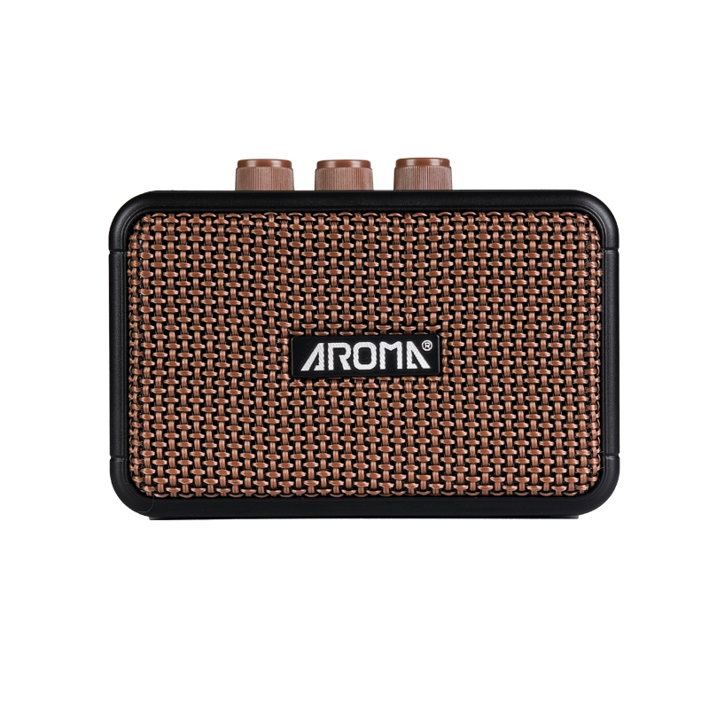Aroma AG-04 5W Amplificador De Guitarra Alto-Falante Duplo Com Efeito De Overdrive Limpo , Mini Bluetooth Recarregável